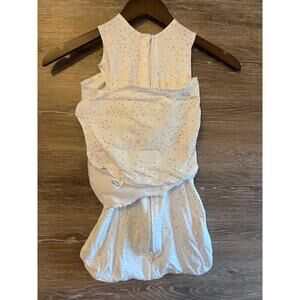 Halo Sleep sack baby girl sz small 3-6 months White Zipper